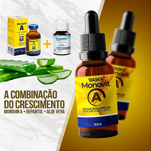 Tônico Capilar Monovit Oaska 30ml Monovin