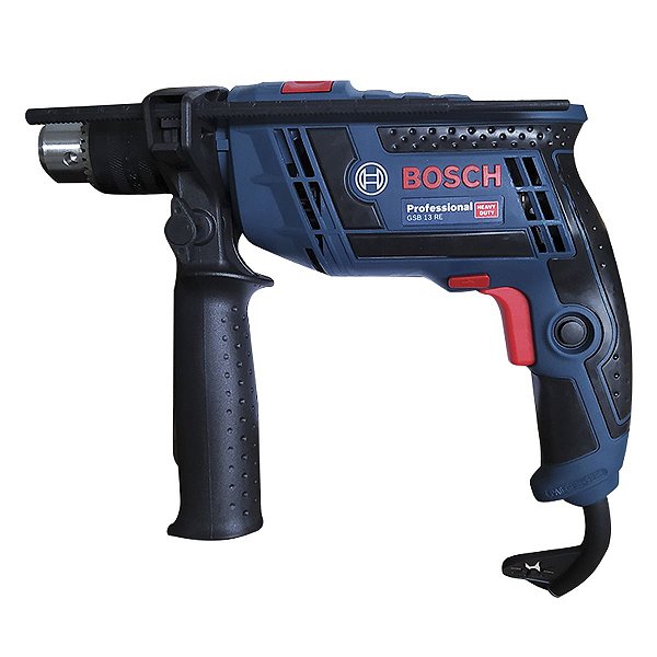 Furadeira de Impacto Parafusadeira BOSCH 1/2 650W GSB13RE