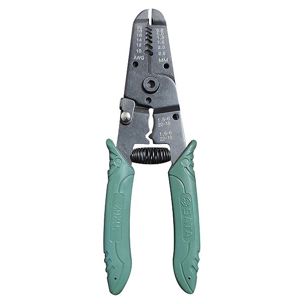 Alicate Descascador Desencapador de Fios 7'' ST91202ST SATA