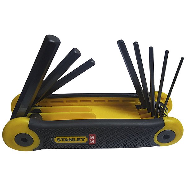 Jogo de Chave Allen Canivete 08 Pçs Milímetro STANLEY 69-264