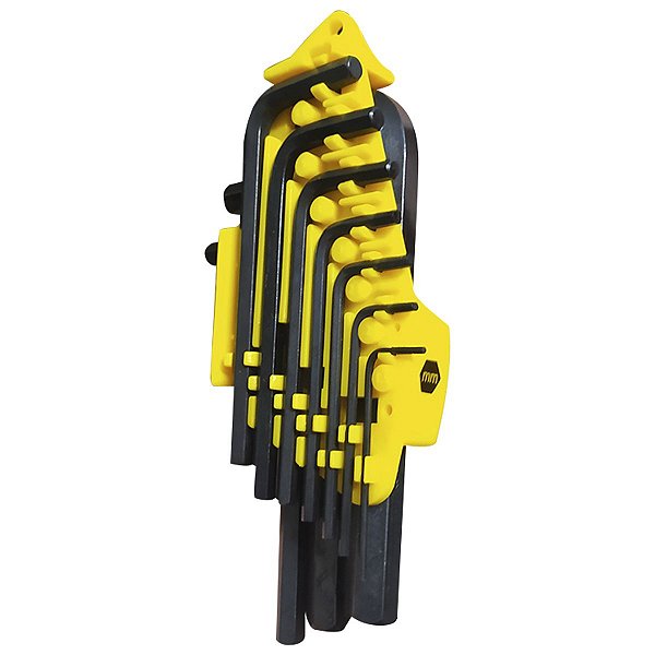 Jogo de Chave Allen Curta 1,5 a 10mm 10 Pçs STANLEY 69-253