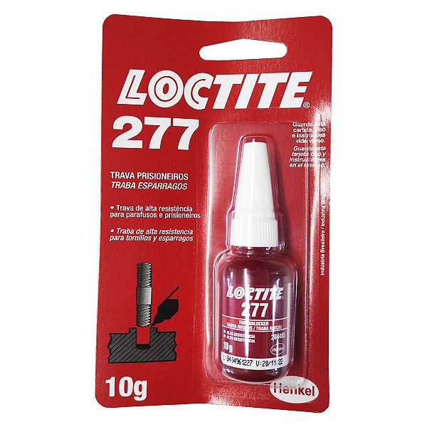 Cola Loctite 277 10g Trava Prisioneiro Alta Resistencia