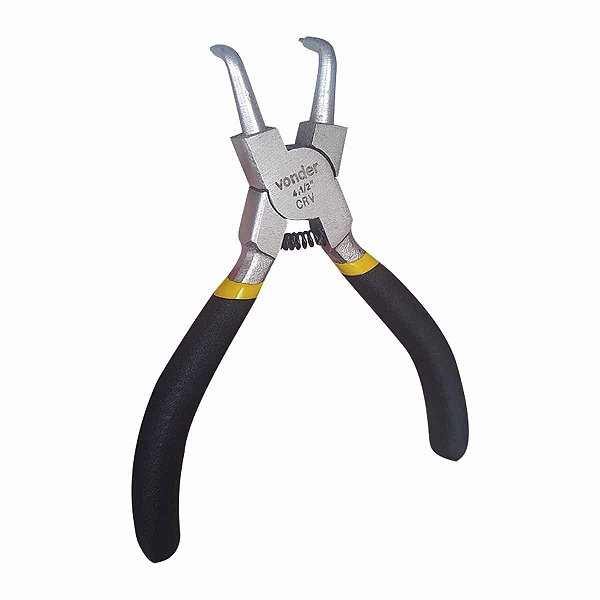 Alicate Para Anel Trava Interno Curvo 4.1/2" Polegada VONDER