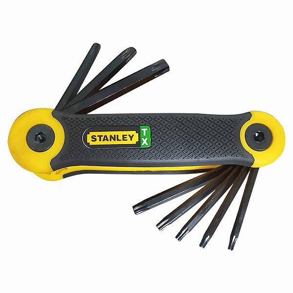 Jogo Chave Torx Canivete 08 Pçs Aço Cr-Vanádio STANLEY 69266