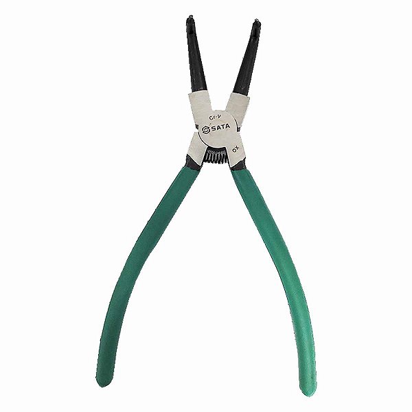 Alicate Trava Interno Curvo 7" Para Anéis Polegadas SATA