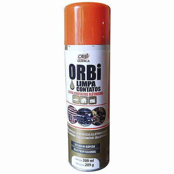 Limpa Contato Elétrico Spray para Eletrônicos 300ml ORBI