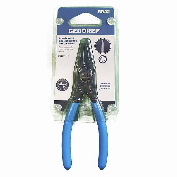 Alicate Trava Interno Reto 6" 08 a 13mm GEDORE AZUL 8000J0