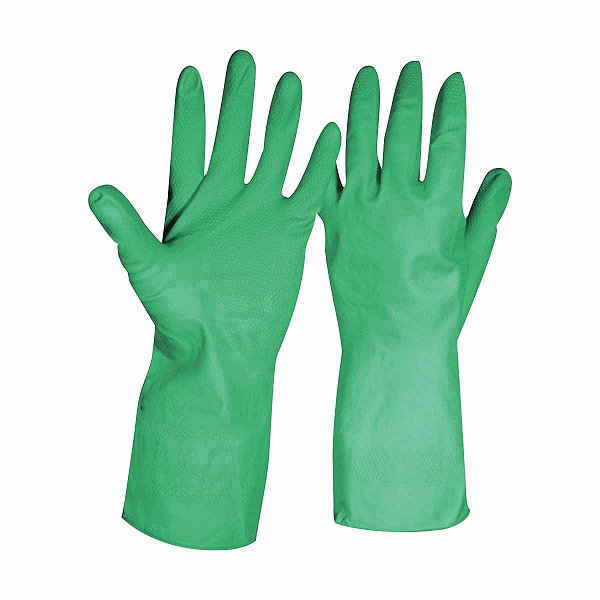 Luva De Borracha Latex GG Verde PROTEPLUS