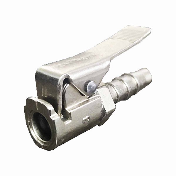 Bico para Encher Pneu 5/16 Espigao 1/4 Trava Reto SCHWEERS