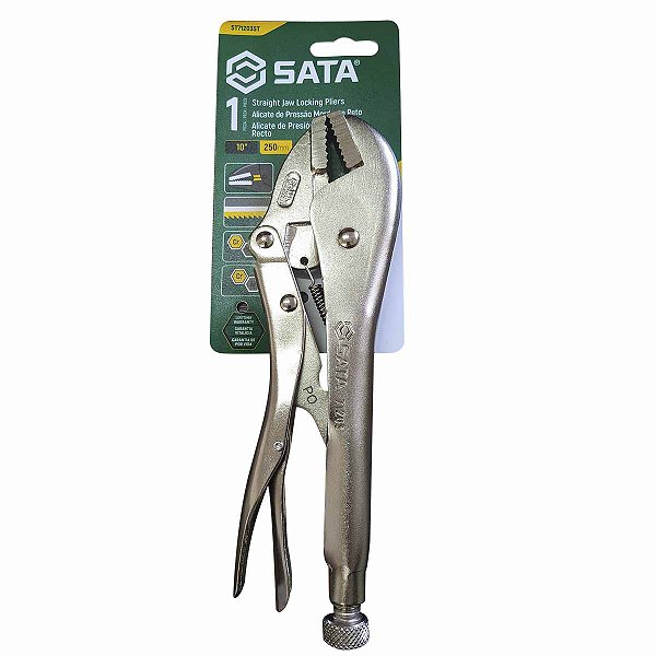 Alicate de Pressão Mordente 10 Polegadas Reto ST71203ST SATA