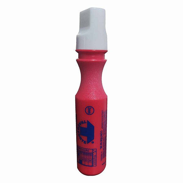 Marcador Industrial 2mm 60ml Vermelho LUMITEC