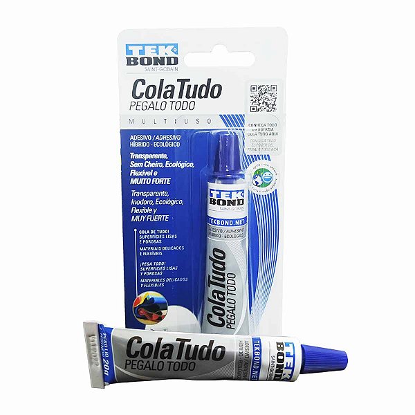 Cola Tudo Multiuso Metal Vidro Vinil e Madeira 20g TEKBOND