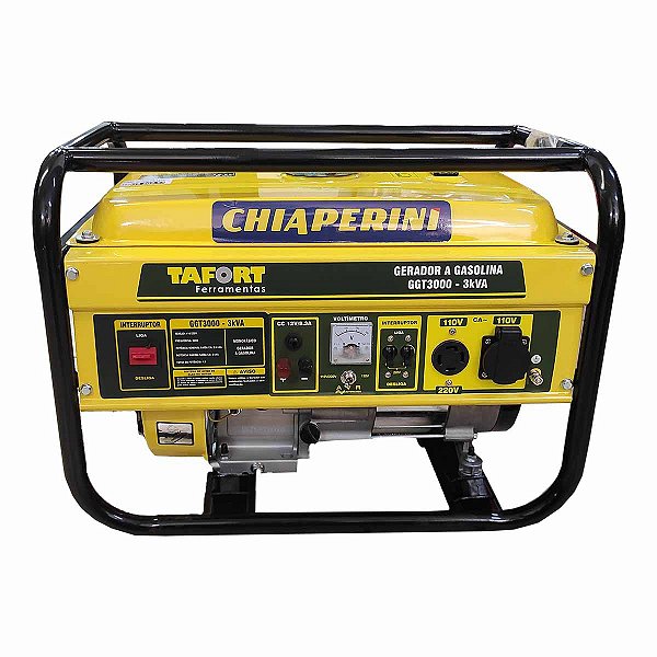 Gerador a Gasolina Tafort 3KVA CHIAPERINI GGT3000
