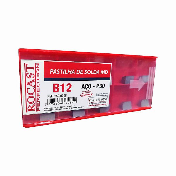 Pastilha de Solda Aço P30 MD ROCAST
