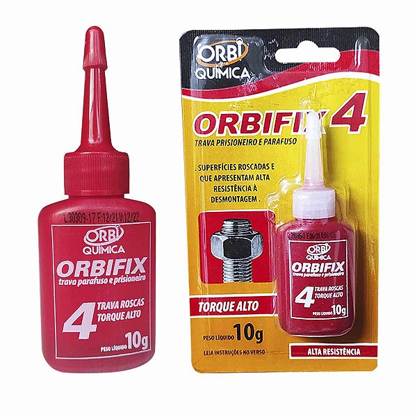 Cola Trava Rosca 4 Torque Alto Alta Resitência 10g ORBI