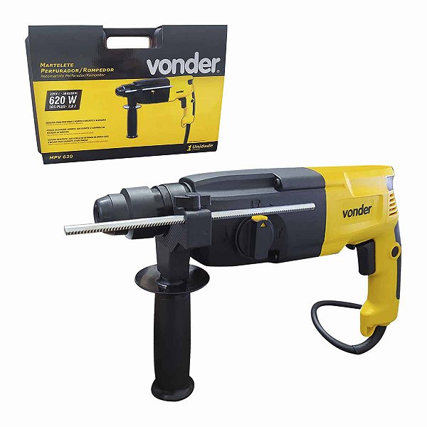 Martelete Perfurador Rompedor SDS PLUS 620W MPV620 VONDER