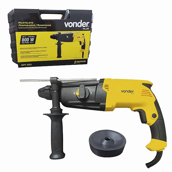 Martelete Perfurador Rompedor SDS PLUS 800W MPV832 VONDER