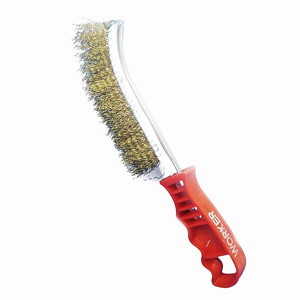 Escova Aço Limpa Grelha Churrasqueira Ferrugem Tinta WORKER