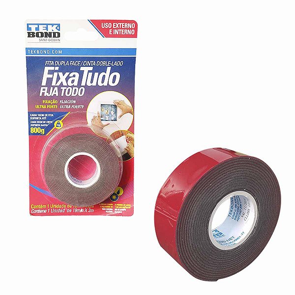 Fita Dupla Face Interna/Externa TEKBOND