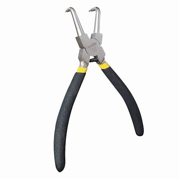 Alicate Para Anel Trava Interno Curvo 6.1/2" Polegada VONDER