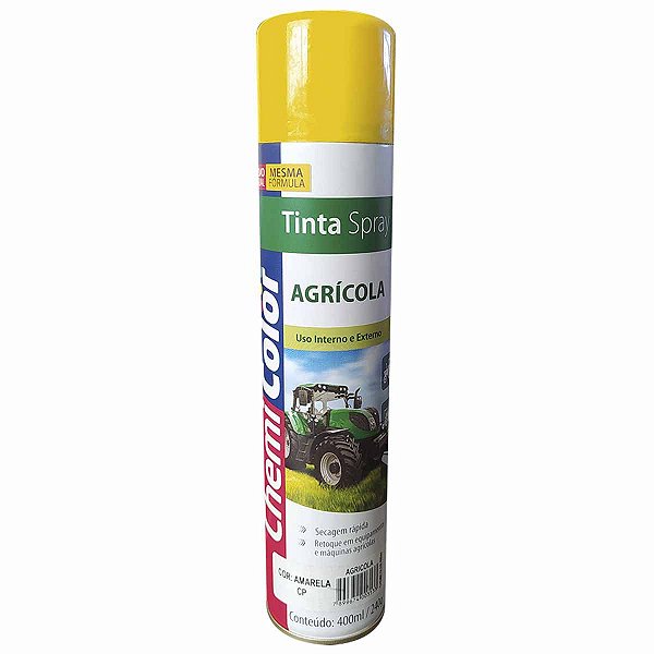 Tinta Spray Implementos Agrícola 400ml CHEMICOLOR