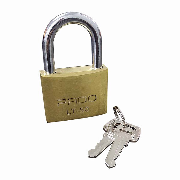 Cadeado De Latão Não enferruja 02 chaves PADO