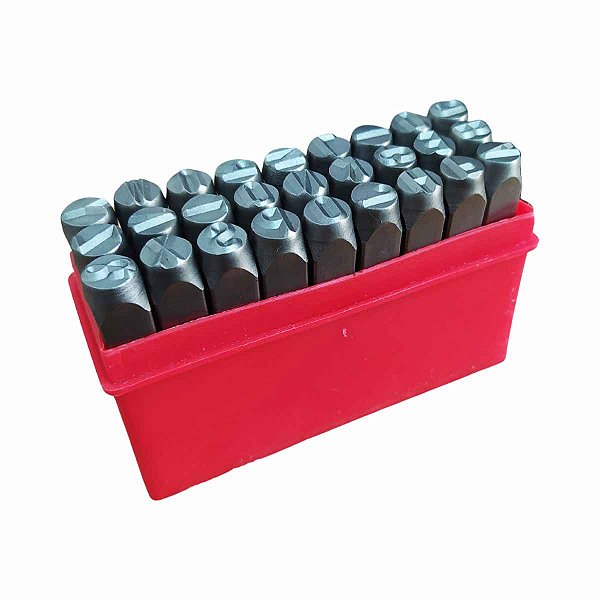 Marcador Pino Punção Gravação Marcação Alfabético 8mm WORKER