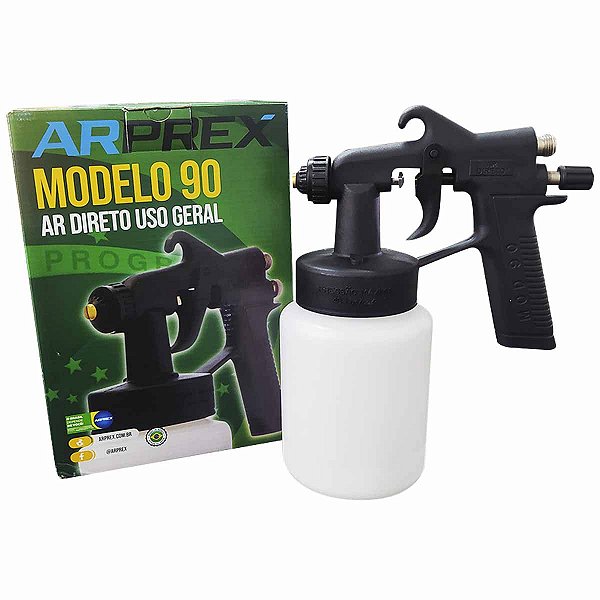 Pistola Para Pintura Ar Direto Caneca Plástico PDV90 ARPREX