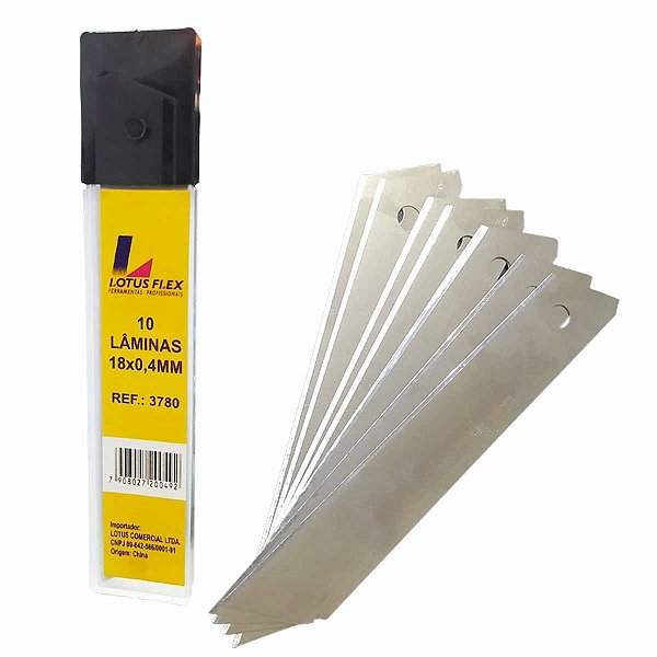 Lâmina Refil Para Estilete Grande 18mm LOTUS