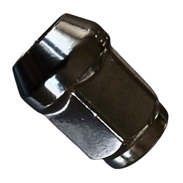 Porca Roda Multi Preta M12 1,5 H31 M12 CH19 Modelo Original