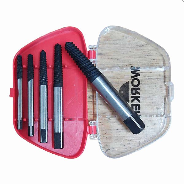 Jogo Extrator Saca Parafusos Danificados Quebrados WORKER