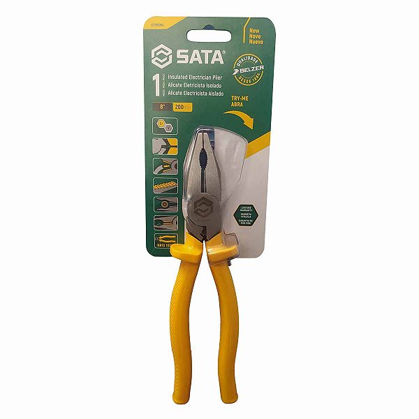 Alicate Eletricista Isolado 8" Polegada 1000v SATA  ST75104L