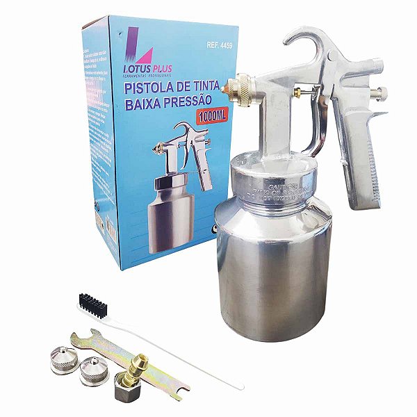 Pistola De Pintura Baixa Pressão Ar Direto 1000ml LOTUS