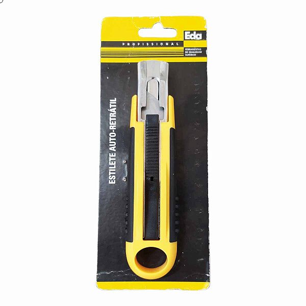 Estilete Grande Profissional Auto Retratil EDA