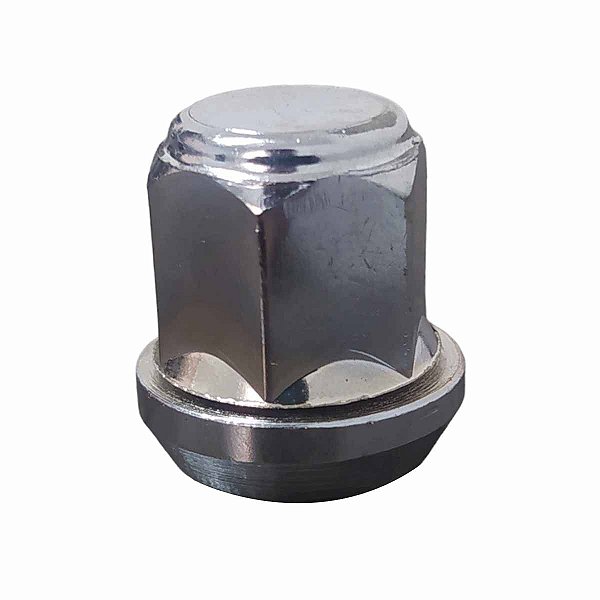 Porca de Roda M12x1,5 Ch19 em Aço Cromado c/ Arruela HONDA