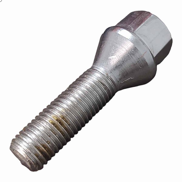 Parafuso de Roda Gol Longo M12 X 35mm Fio 1,5 Chave 17