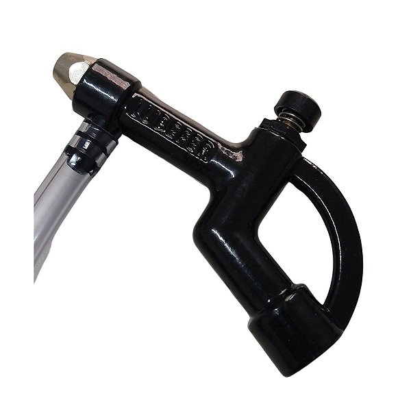 Bico Pulverizador em Aluminio  Botão com Mangueira LUBEFER