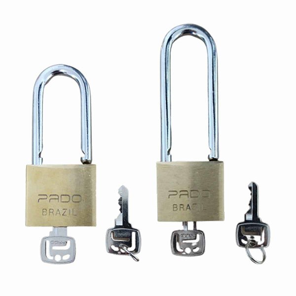 Cadeado de Latão Haste Longa Alta Resistencia PADO