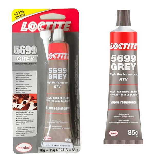 Silicone Grey Automotivo 5699 Alta Temperatura 85g  LOCTITE