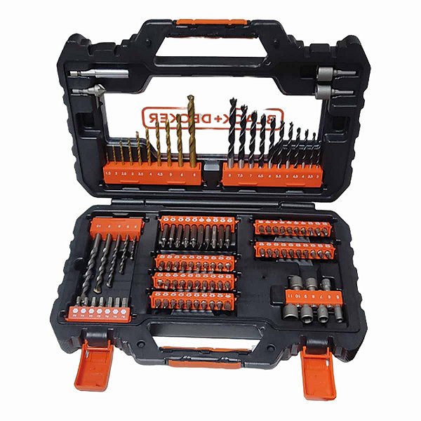 Jogo Brocas e Ponteiras Titanium 104 Pç A7230 BLACKDECKER