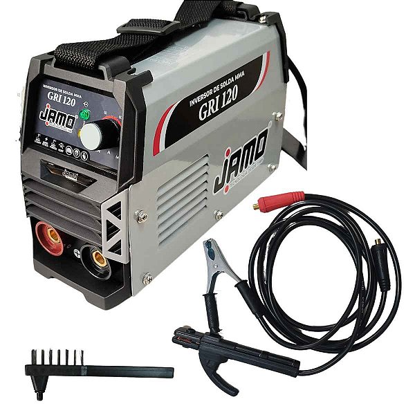 Máquina de Solda Inversora Mini Leve 120A GRI 120 MMA JAMO