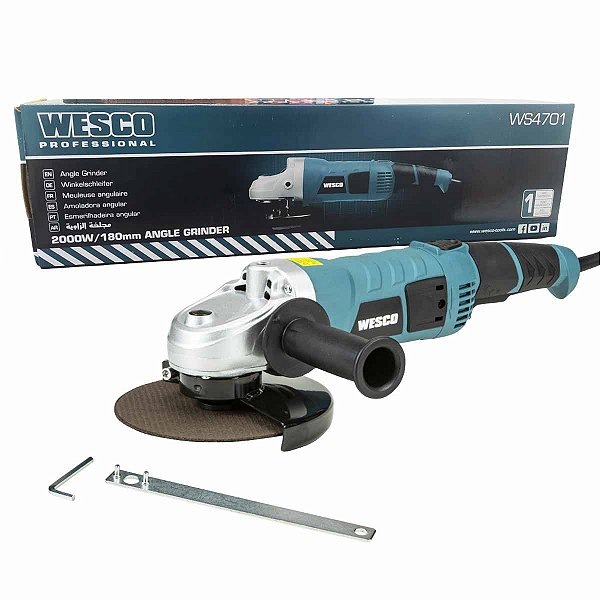 Esmerilhadeira Lixadeira Angular 2000W 7 Pol. WS4701 WESCO