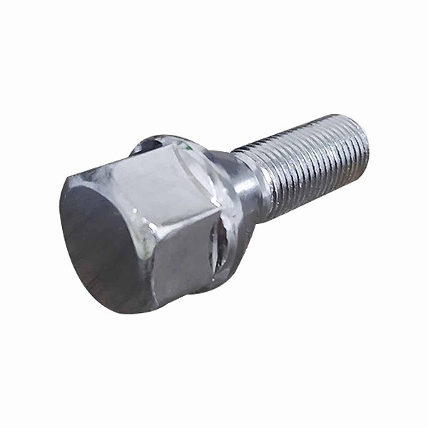 Parafuso de Roda Fiat M12 Cromado Cônico Cabeça Sextavada