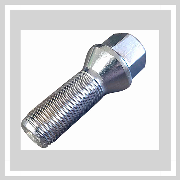 Parafuso Roda Liga Leve M14 x 28mm  Cromado BMW Mini Cooper