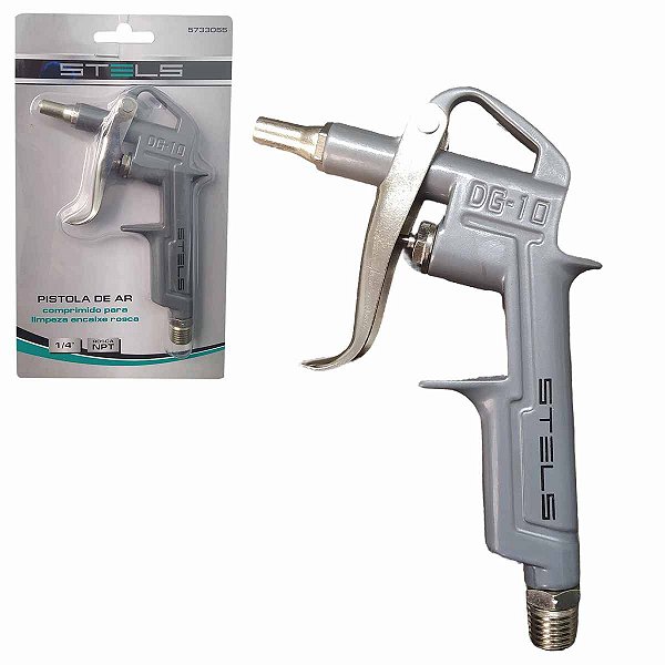 Bico Limpeza Ar Comprimido Encaixe Rosca 1/4 Polegada STELS