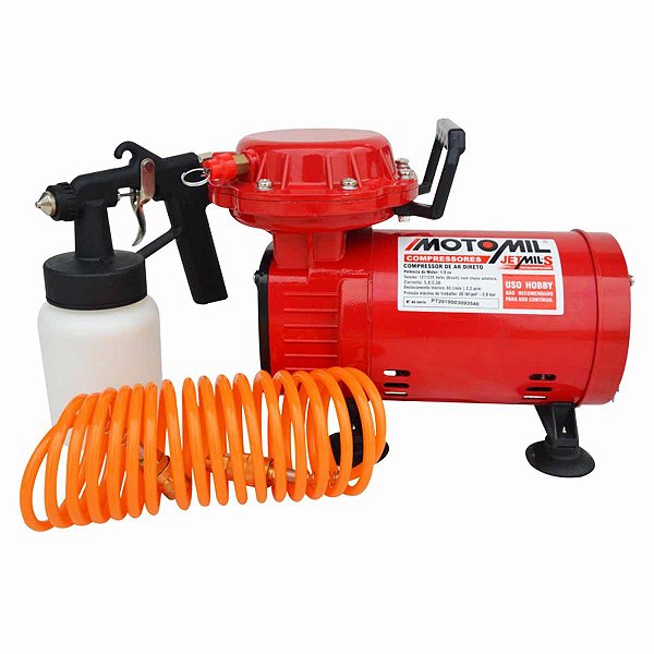 Compressor de Ar Direto Jetmil-S com 03 Peças MOTOMIL