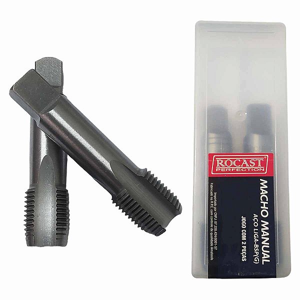 Jogo de Macho Manual Aço Liga BSP ROCAST