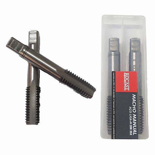 Jogo Macho Manual Milimetro Aço Liga ROCAST