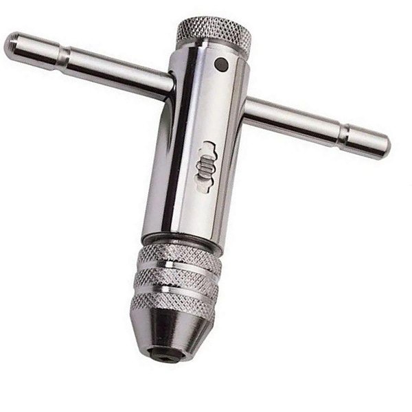 Vira Macho Desandador Tipo T com Catraca Curto Cromado HTOM