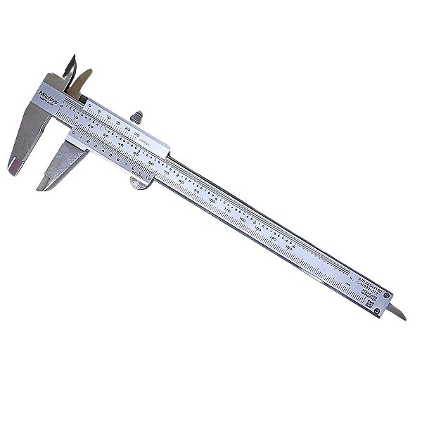 Paquímetro Universal Mitutoyo Analógico Aço Resolução 0,02mm